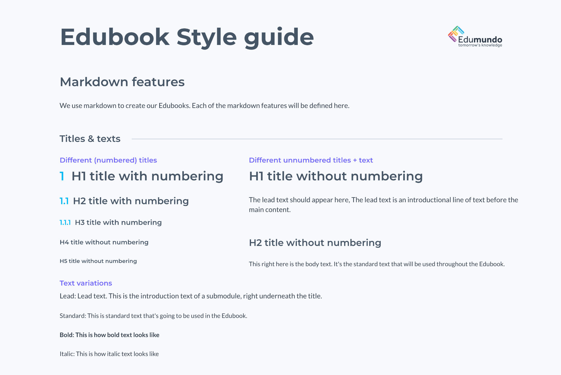 Styleguide